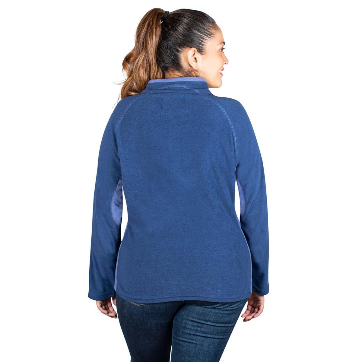 Sudadera Fleece Medio Cierre Mujer Plus Size - Greenlander