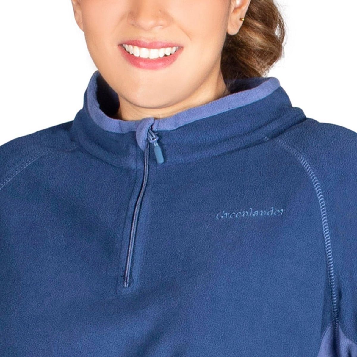 Sudadera Fleece Medio Cierre Mujer Plus Size - Greenlander