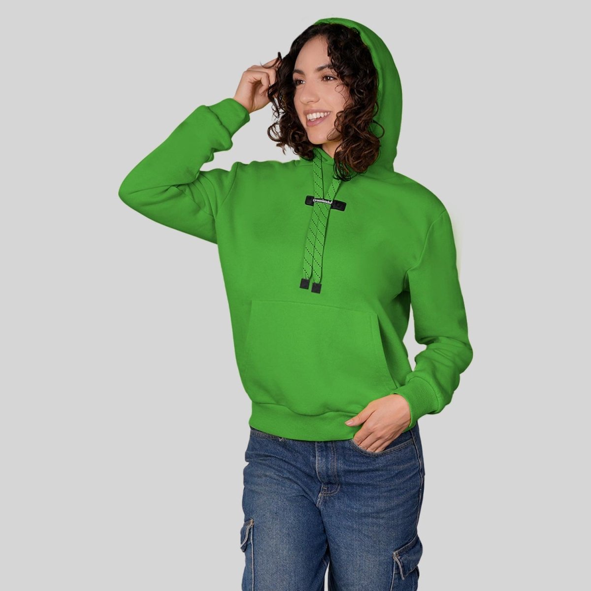 Sudadera Greenlander Con Gorro Hoodie Casual Para Mujer - Greenlander