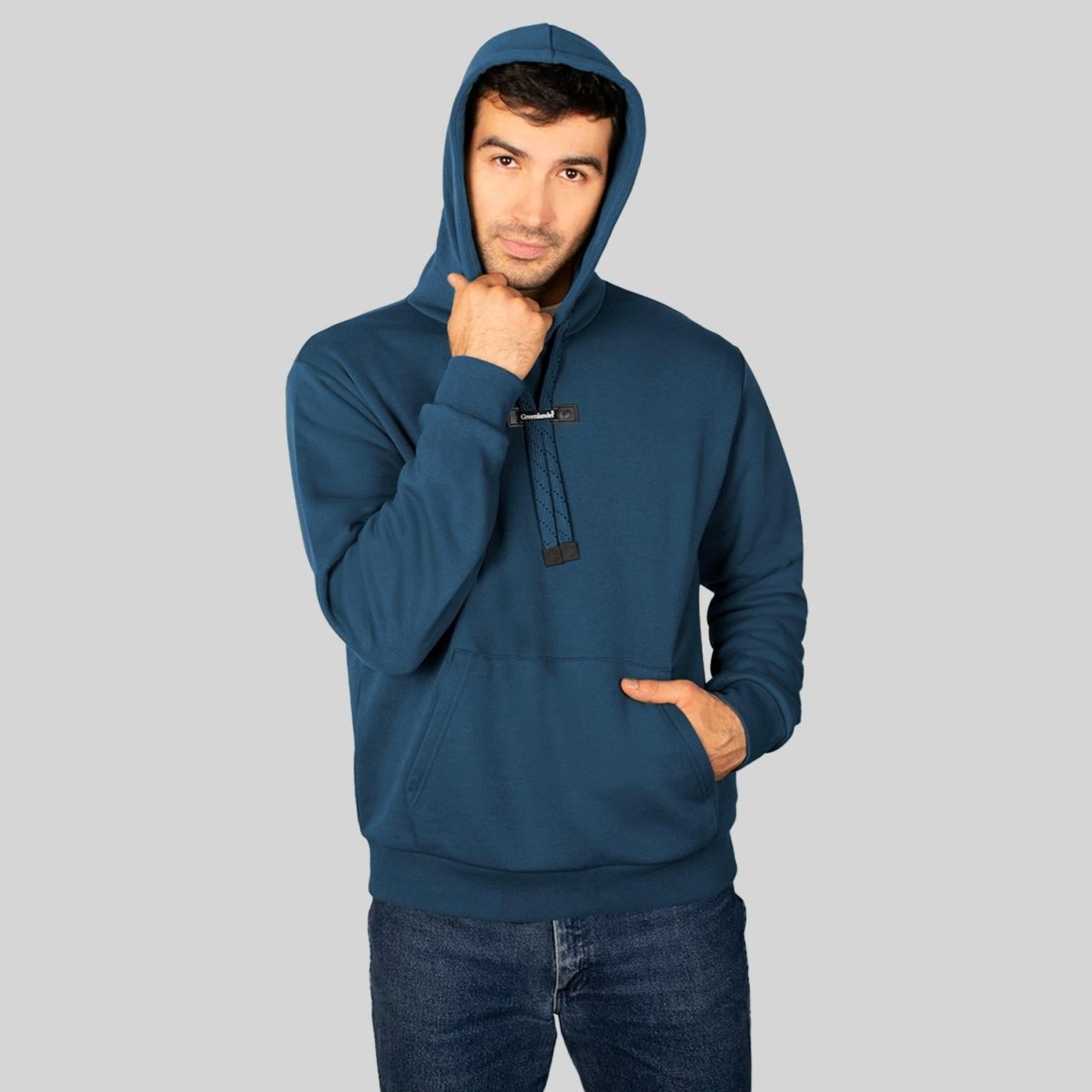 Sudadera Para Hombre Con Gorro Hoodie Casual - Greenlander