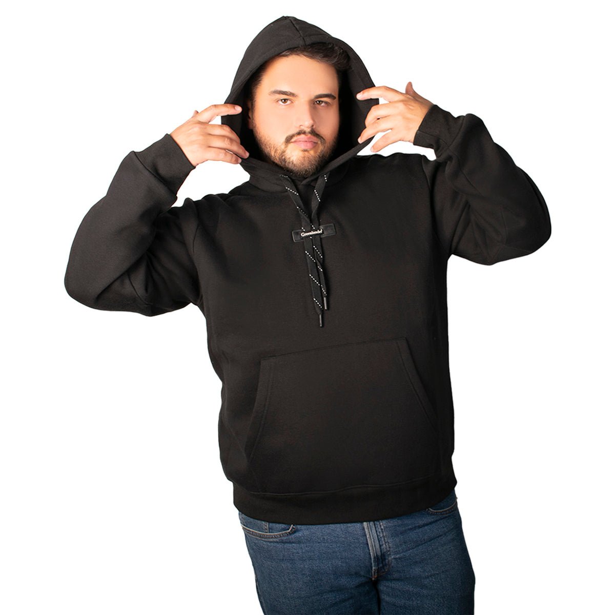 Sudadera Unisex Plus Size Greenlander Hoodie Básica - The Original Greenlander