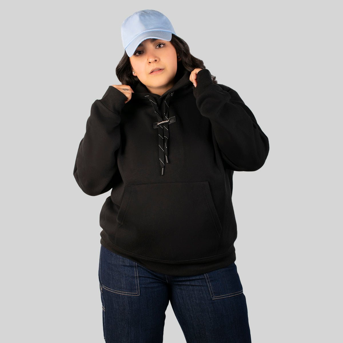 Sudadera Unisex Plus Size Greenlander Hoodie Básica - The Original Greenlander