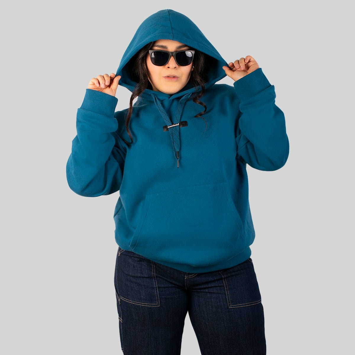 Sudadera Unisex Plus Size Greenlander Hoodie Básica - The Original Greenlander