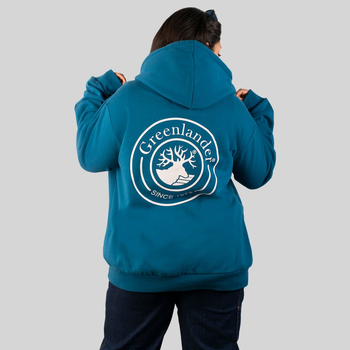 Sudadera Unisex Plus Size Greenlander Hoodie Básica - The Original Greenlander