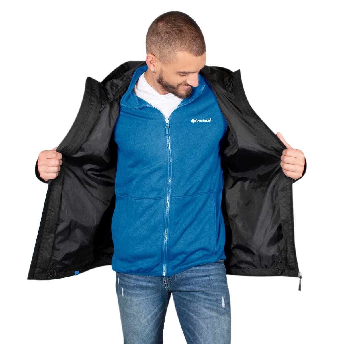 Chamarra Doble Vista Lifestyle Hombre - The Original Greenlander