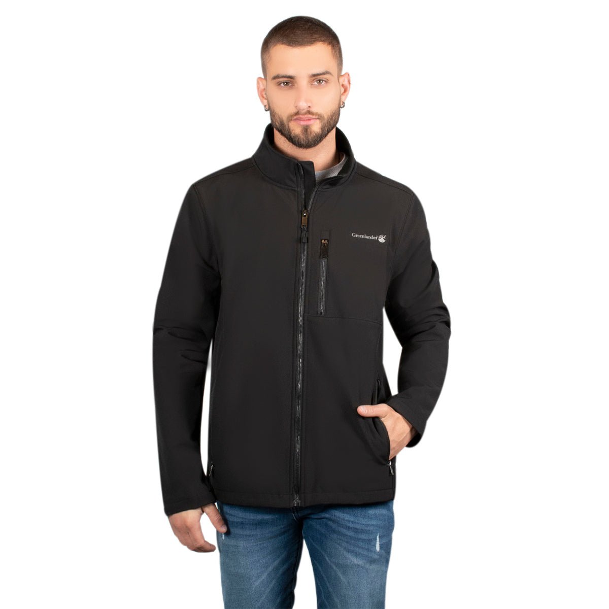 Chamarras de polar para hombre discount