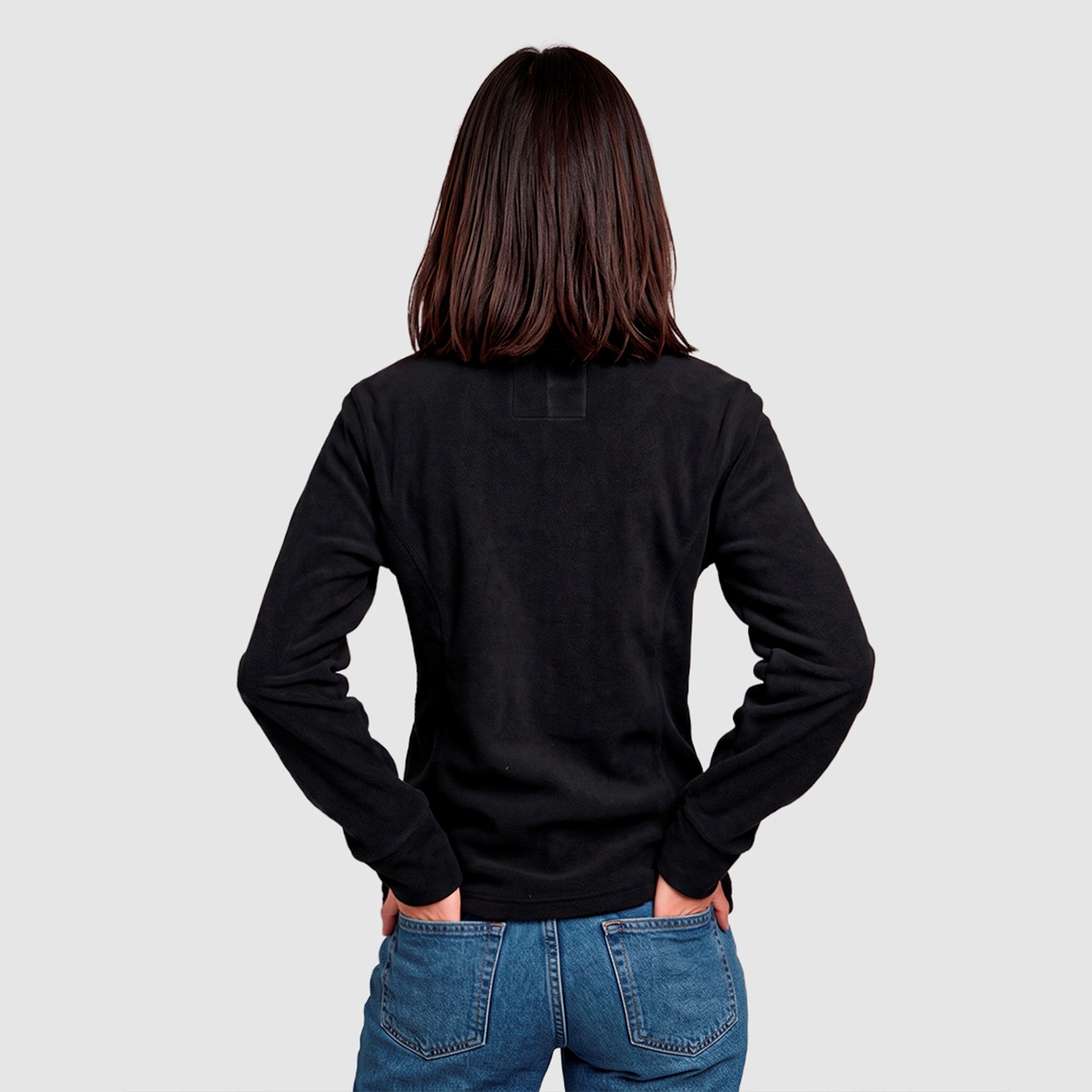 Sudadera Polar Fleece para Mujer con Cuello Alto y Medio Cierre | Greenlander