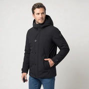 Chamarra acolchada para Hombre con Capucha y Botones | Greenlander