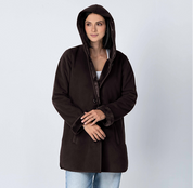 Chamarra Abrigo Fleece para Mujer con Gorro y Forro Afelpado | Greenlander