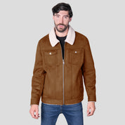 Chamarra de Gamuza para Hombre con Forro de Borrega | Greenlander