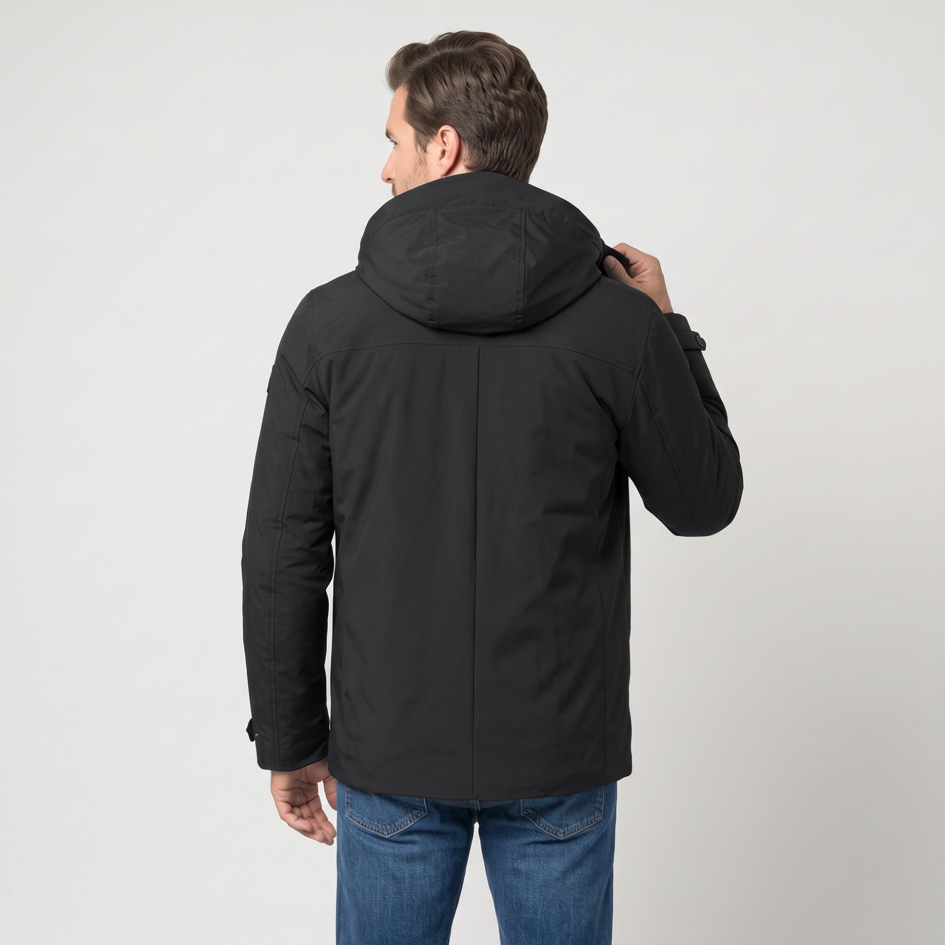 Chamarra acolchada para Hombre con Capucha y Botones | Greenlander