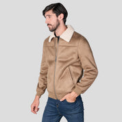 Chamarra Tipo Gamuza para Hombre con Forro Afelpado | Greenlander