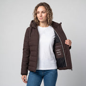 Chamarra Acolchada para Mujer con Capucha Ajustable | Greenlander
