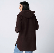 Chamarra Abrigo Fleece para Mujer con Gorro y Forro Afelpado | Greenlander