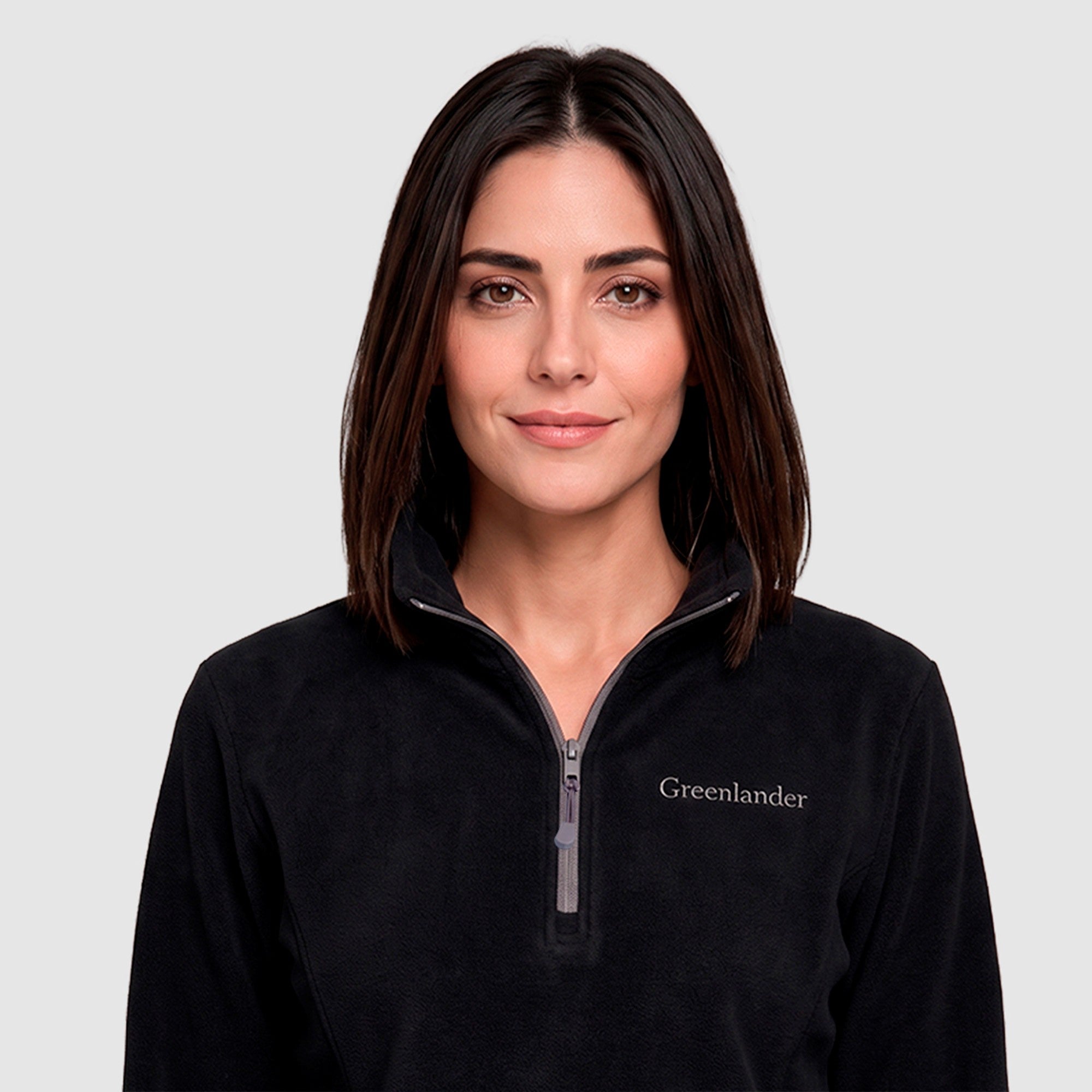 Sudadera Polar Fleece para Mujer con Cuello Alto y Medio Cierre | Greenlander