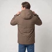 Chamarra acolchada para Hombre con Capucha y Botones | Greenlander