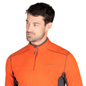 Sudadera Fleece Medio Cierre Hombre