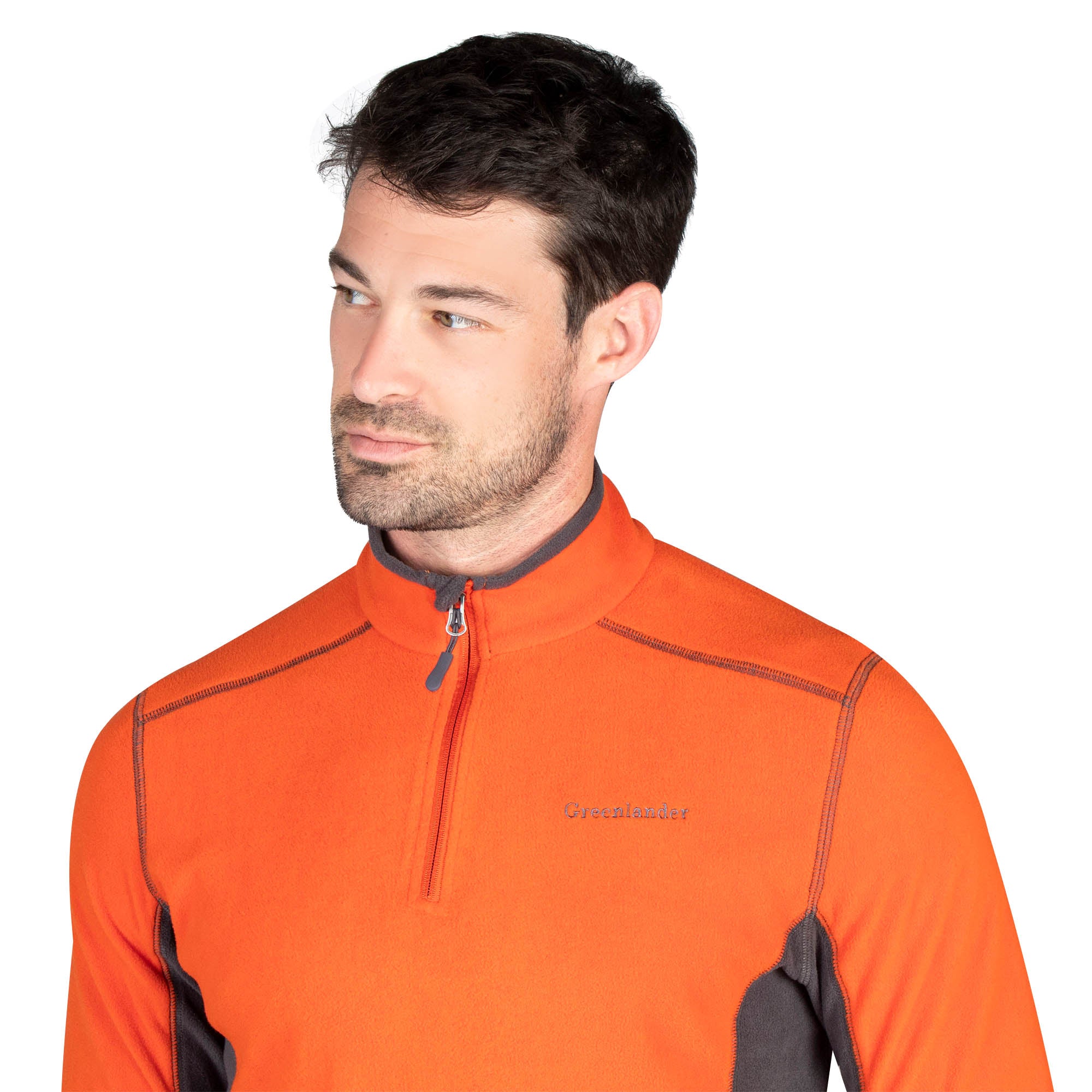 Sudadera Fleece Medio Cierre Hombre