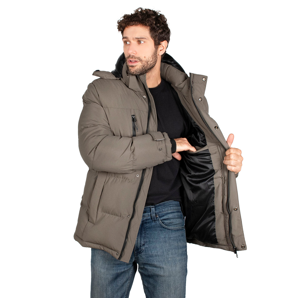 Chamarra Acolchada Hombre Premium