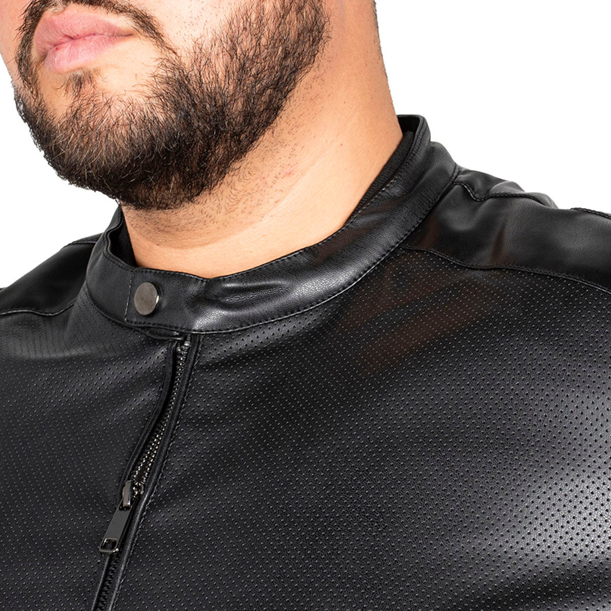 Chamarra de Vinipiel Lifestyle Hombre Plus Size