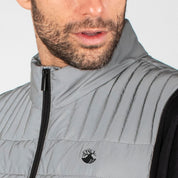 Chaleco Acolchado para Hombre con Cierre, Bolsillos y Detalles Reflectantes | Greenlander