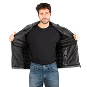 Chaleco Acolchado para Hombre con Cierre, Bolsillos y Detalles Reflectantes | Greenlander