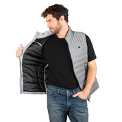 Chaleco Acolchado para Hombre con Cierre, Bolsillos y Detalles Reflectantes | Greenlander