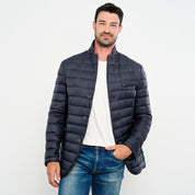 Chamarra Para Hombre Capitonada De Pluma Ligera Tallas Extras