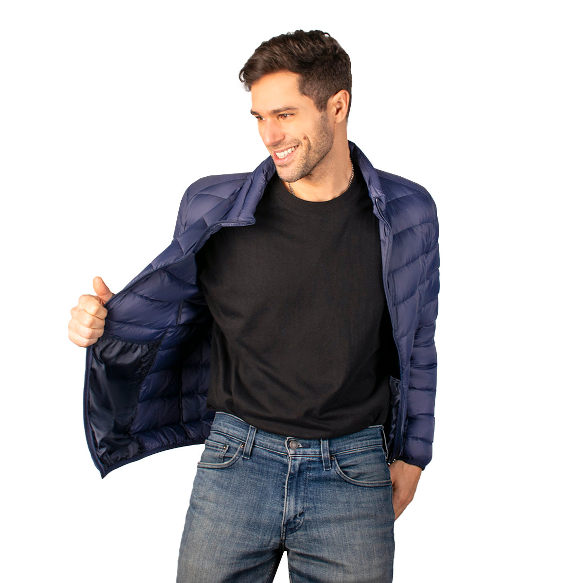 Chamarra De Pluma Packable Hombre