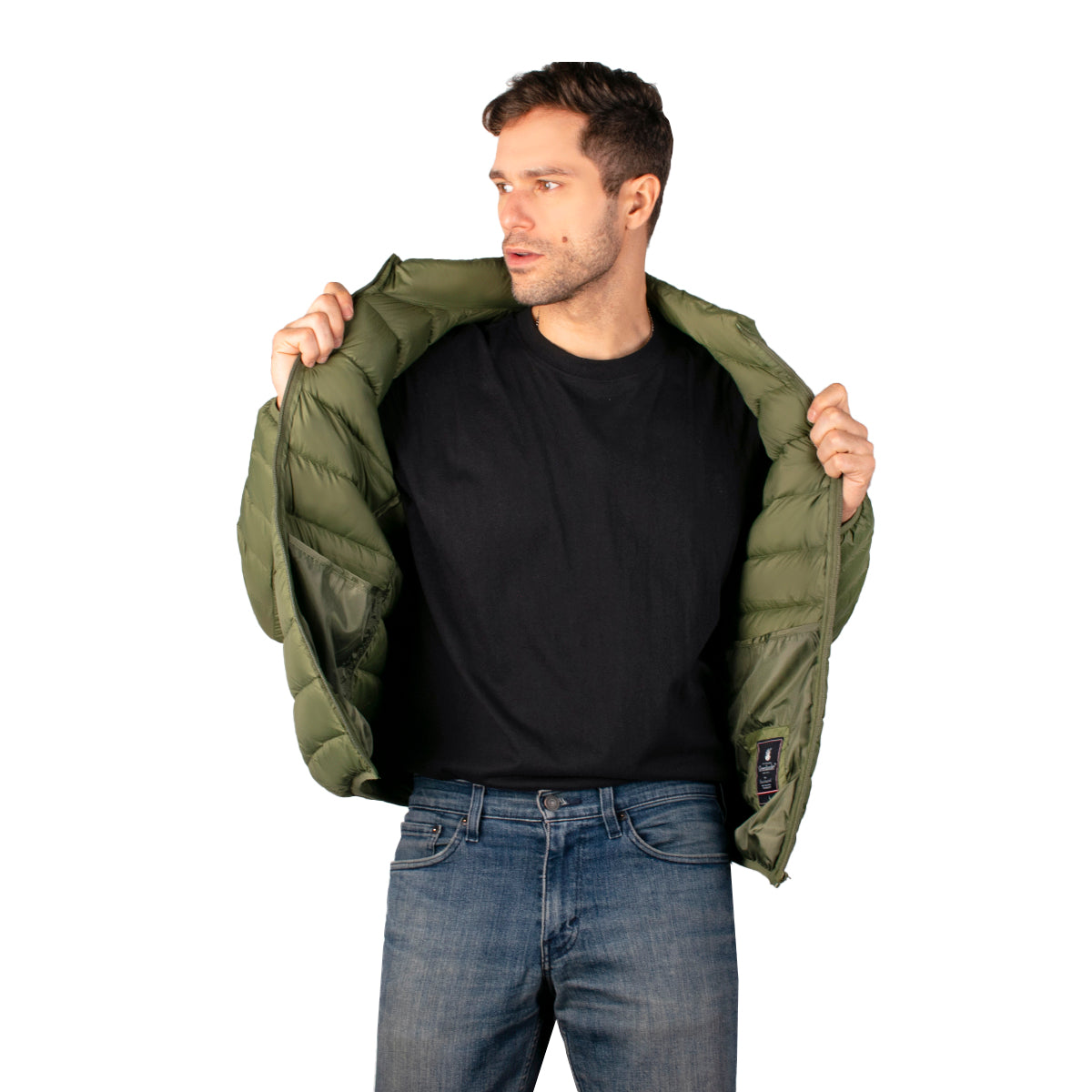 Chamarra De Pluma Packable Hombre