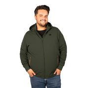 Chamarra con capucha desmontable y bolsillos para hombre Greenlander