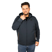 Chamarra con capucha desmontable y bolsillos para hombre Greenlander