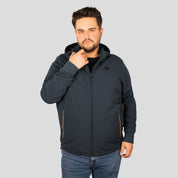 Chamarra con capucha desmontable y bolsillos para hombre Greenlander