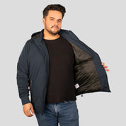 Chamarra con capucha desmontable y bolsillos para hombre Greenlander