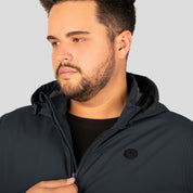 Chamarra con capucha desmontable y bolsillos para hombre Greenlander