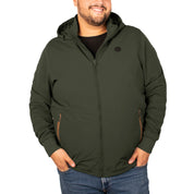 Chamarra con capucha desmontable y bolsillos para hombre Greenlander