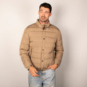 Chamarra Para hombre Capitonada Cuello Mao