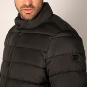 Chamarra Para hombre Capitonada Cuello Mao