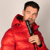 Chamarra Para Hombre Capitonada Con Gorro Desmontable