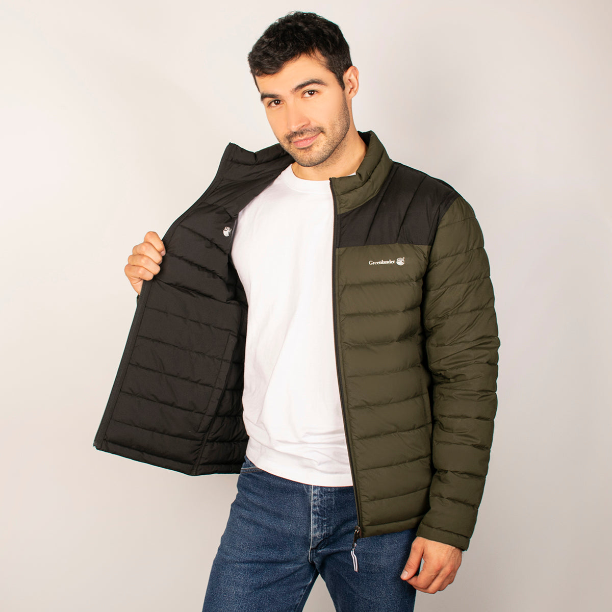 Chamarra Para Hombre Doble Vista Capitonada