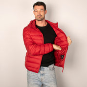 Chamarra  Para Hombre Packable Con Gorro