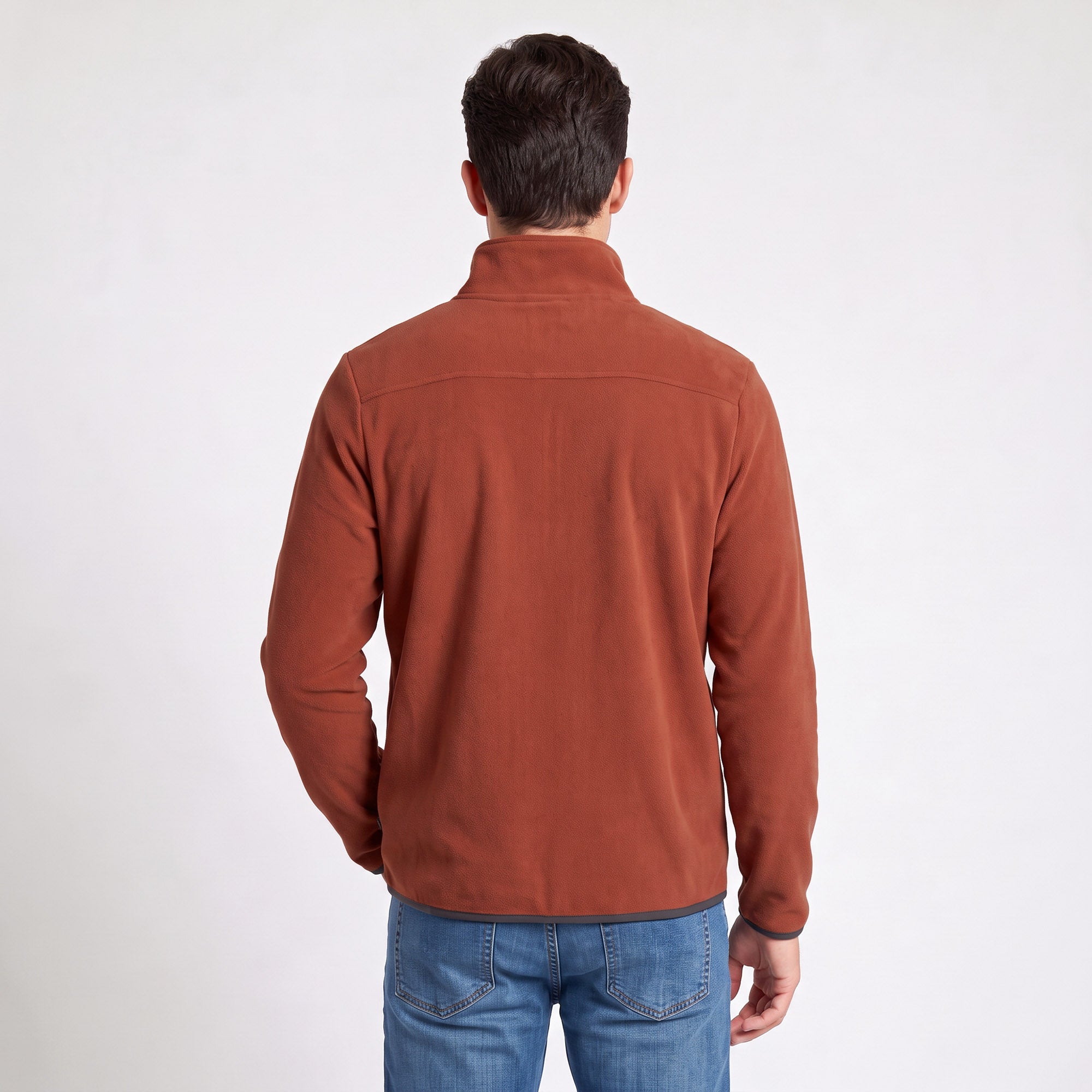 Sudadera Fleece para Hombre con Cierre Completo, Cuello Alto y Bolsillos | Greenlander