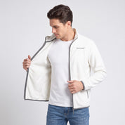 Sudadera Fleece para Hombre con Cierre Completo, Cuello Alto y Bolsillos | Greenlander