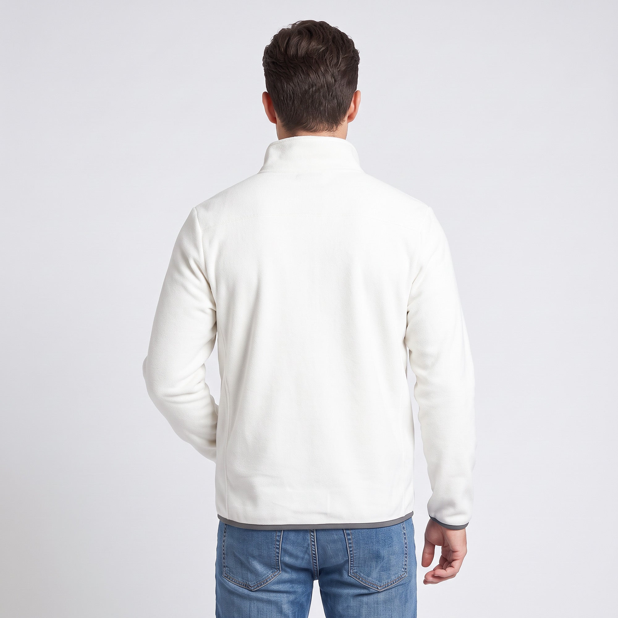 Sudadera Fleece para Hombre con Cierre Completo, Cuello Alto y Bolsillos | Greenlander