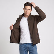 Sudadera Fleece para Hombre con Cierre Completo, Cuello Alto y Bolsillos | Greenlander
