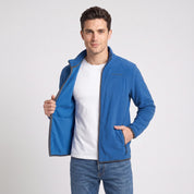 Sudadera Fleece para Hombre con Cierre Completo, Cuello Alto y Bolsillos | Greenlander