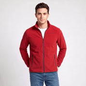 Sudadera Fleece para Hombre con Cierre Completo, Cuello Alto y Bolsillos | Greenlander
