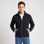 Sudadera Fleece para Hombre con Cierre Completo, Cuello Alto y Bolsillos | Greenlander