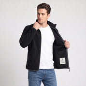 Sudadera Fleece para Hombre con Cierre Completo, Cuello Alto y Bolsillos | Greenlander