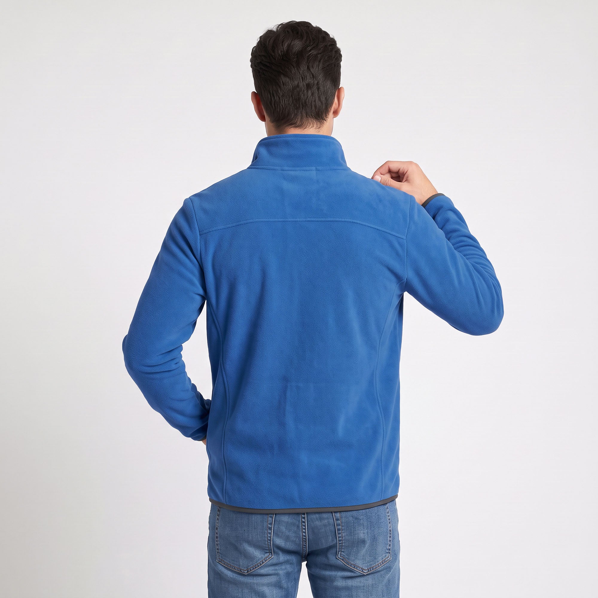 Sudadera Fleece para Hombre con Cierre Completo, Cuello Alto y Bolsillos | Greenlander